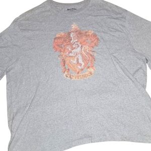 Warner Bros Gray Short Sleeve Tee with Ornamental Design